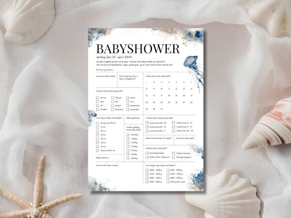 quiz babyshower