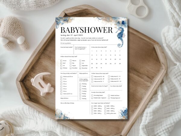 quiz babyshower