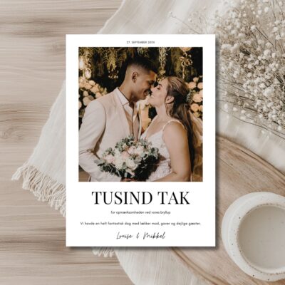 Louise | Takkekort bryllup