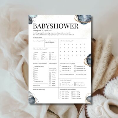 Milas | Quiz til babyshower