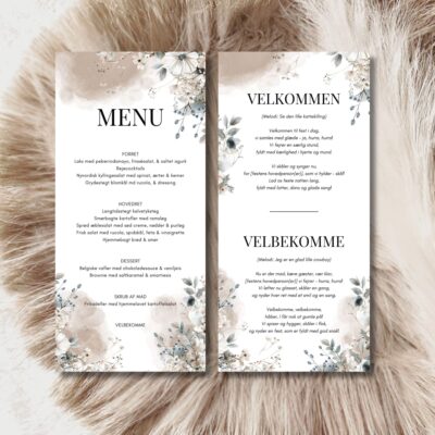 Mira | Velbekomme sang + menukort konfirmation