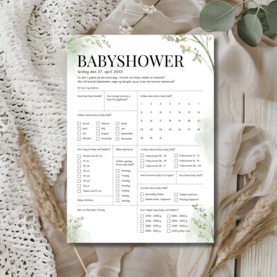 Noor | Quiz til babyshower