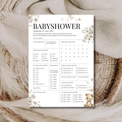 Nova | Quiz til babyshower