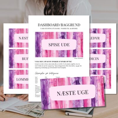Fuchsia | Cash stuffing baggrund