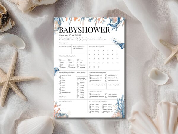 quiz babyshower