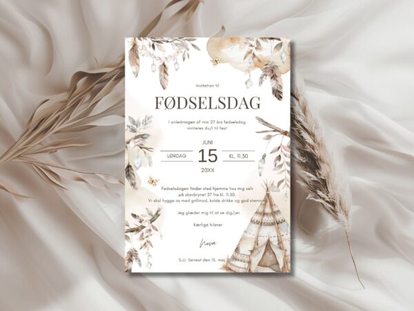invitation fødselsdag