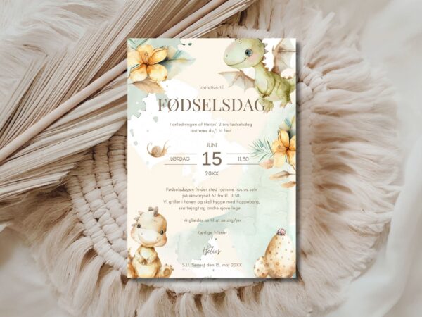 invitation børnefødselsdag