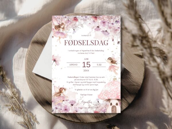 invitation børnefødselsdag
