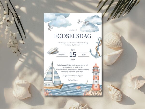 invitation børnefødselsdag