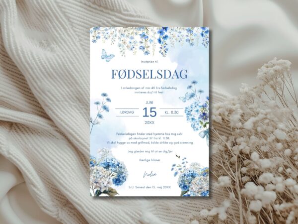 invitation fødselsdag