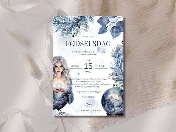 invitation børnefødselsdag