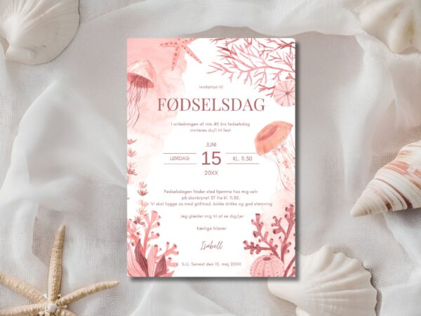 invitation fødselsdag