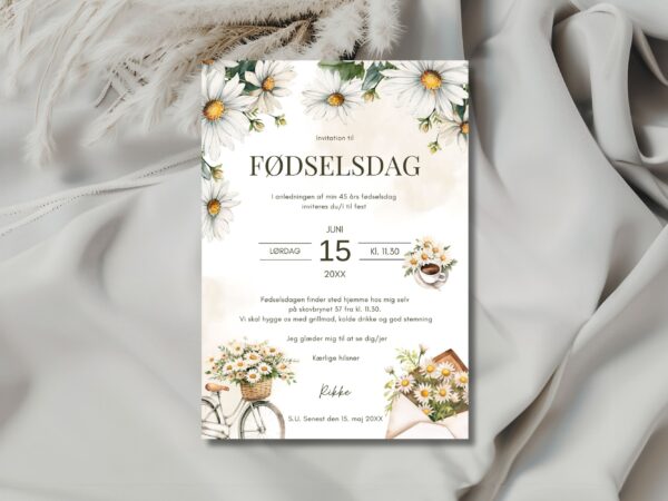 invitation fødselsdag