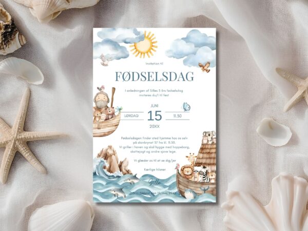 invitation børnefødselsdag