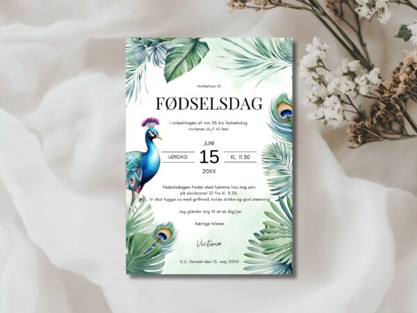 invitation fødselsdag