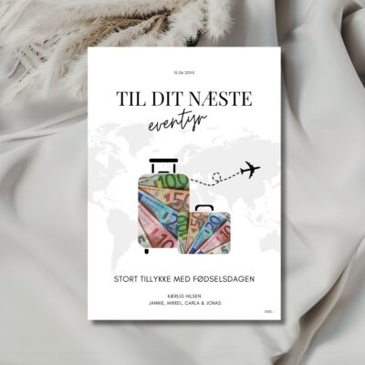 Kuffert | Pengegave fødselsdag