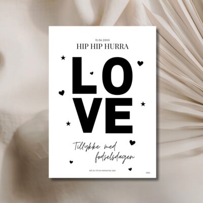 Love | Pengegave fødselsdag