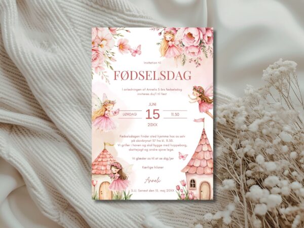 invitation børnefødselsdag