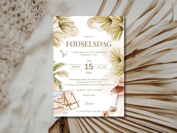 invitation fødselsdag