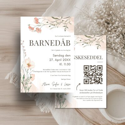 Alina | Invitation barnedåb lux