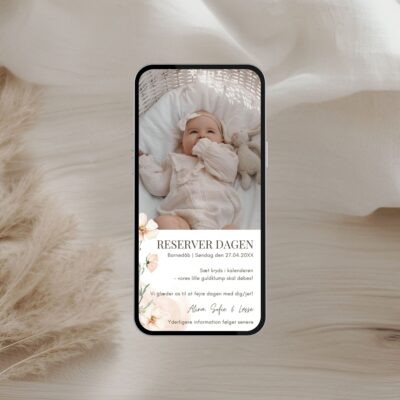 Alina | Save the date kort digital