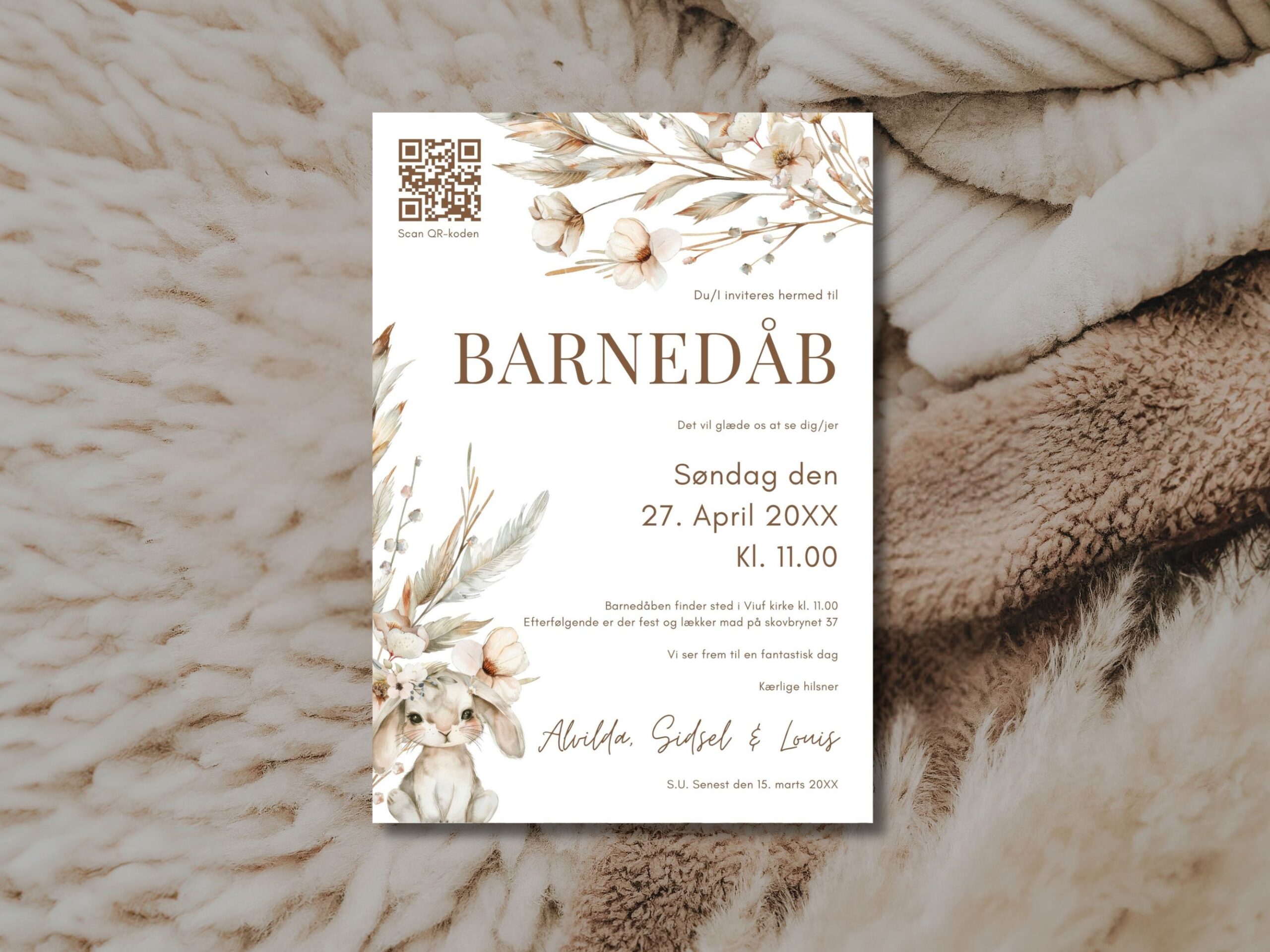 invitation barnedåb