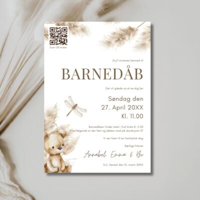 Annabel | Invitation barnedåb luxi
