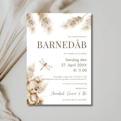 Annabel | Invitation barnedåb basis