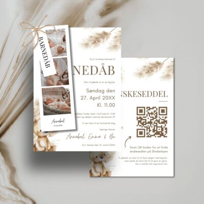 Annabel | Invitation barnedåb delux