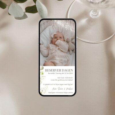 Aria | Save the date kort digital