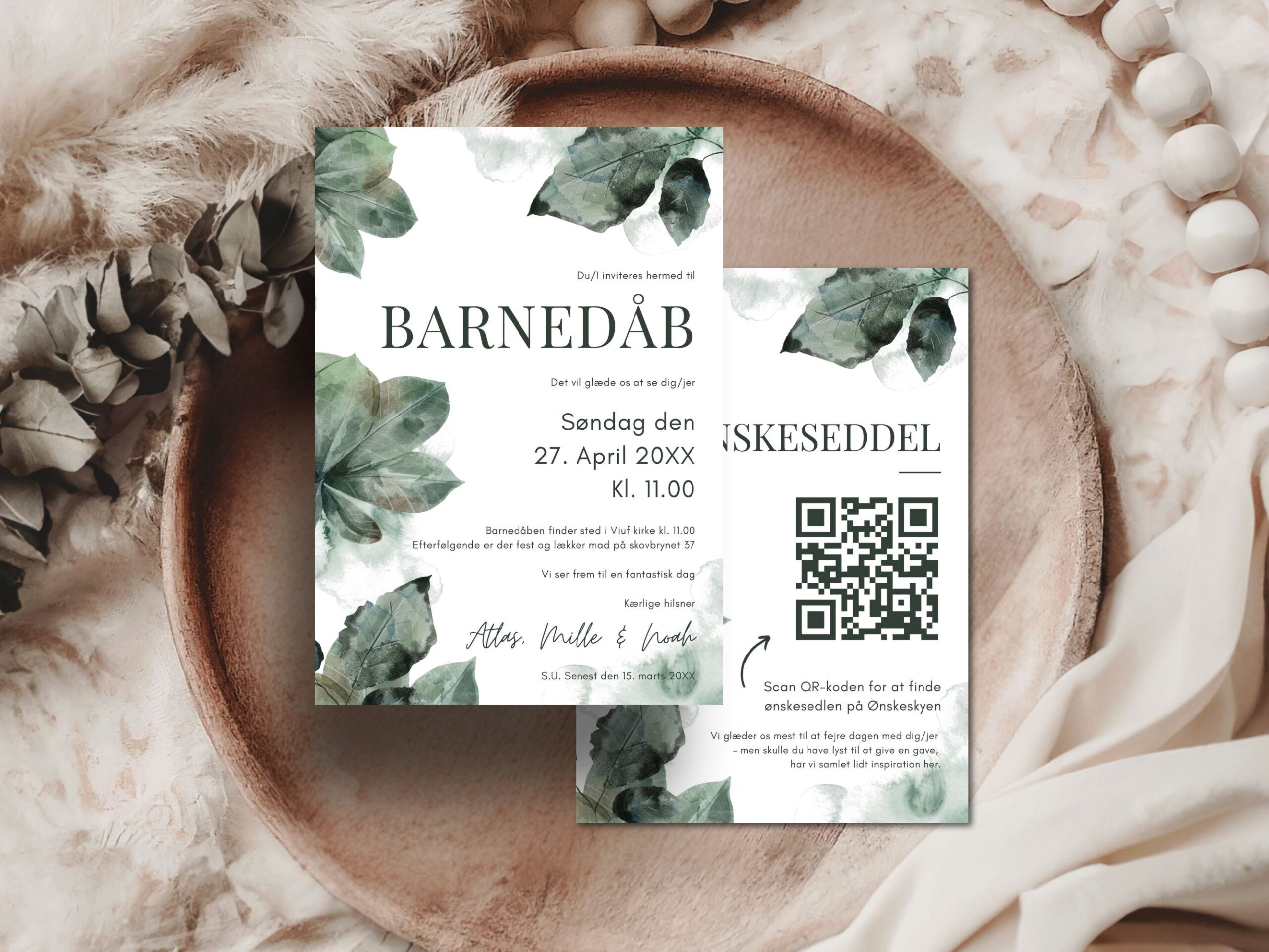 invitation barnedåb