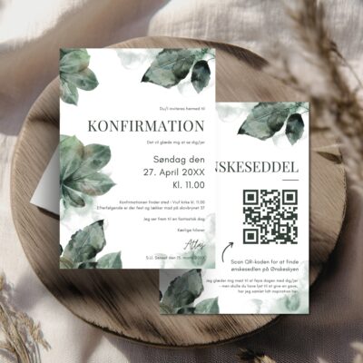 Atlas | Invitation konfirmation lux