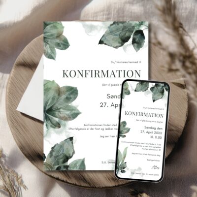 Atlas | Invitation konfirmation kombi