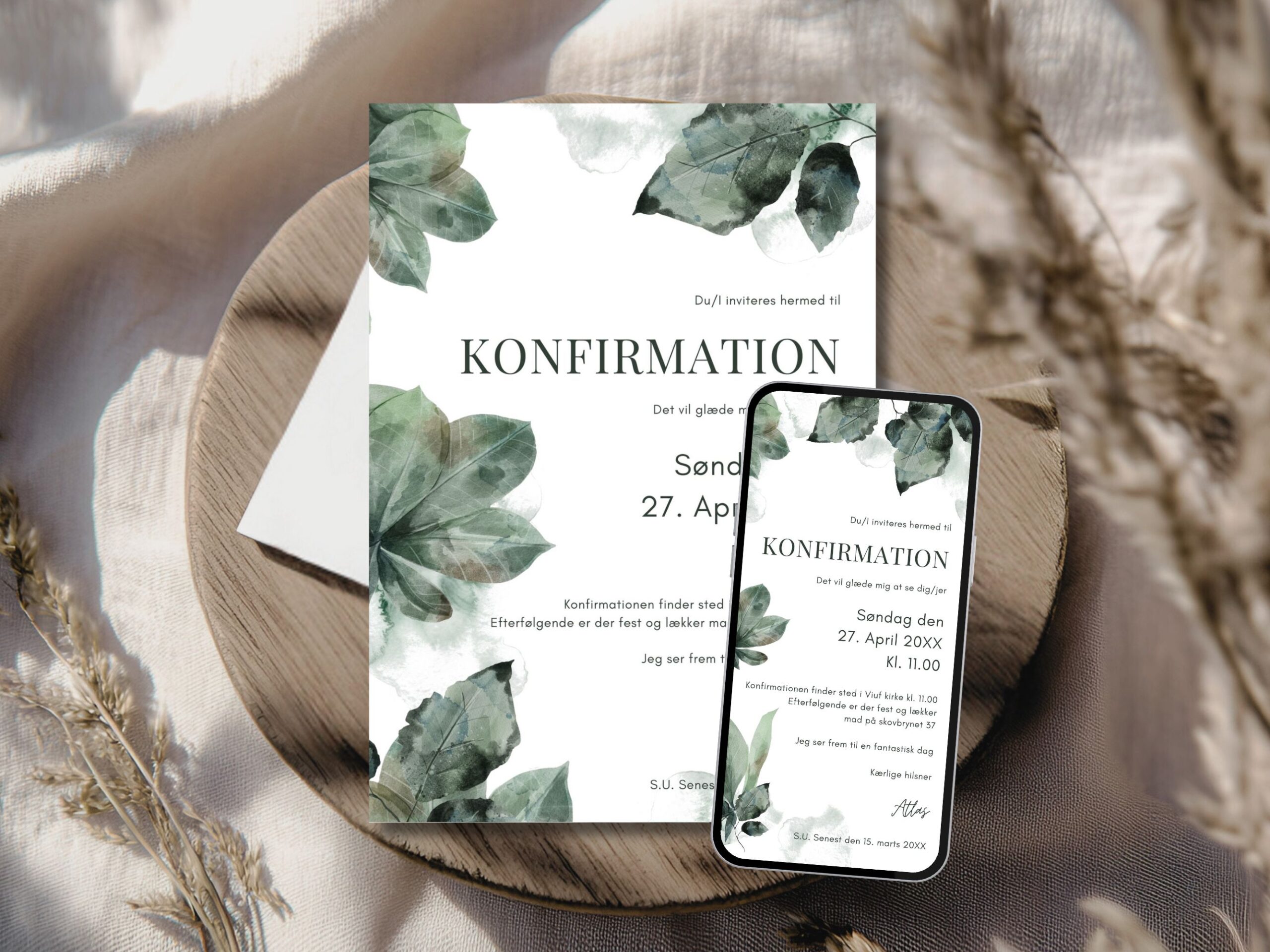invitation konfirmation