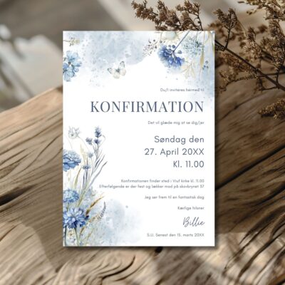 Billie | Invitation konfirmation basis