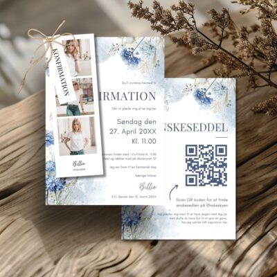 Billie | Invitation konfirmation delux