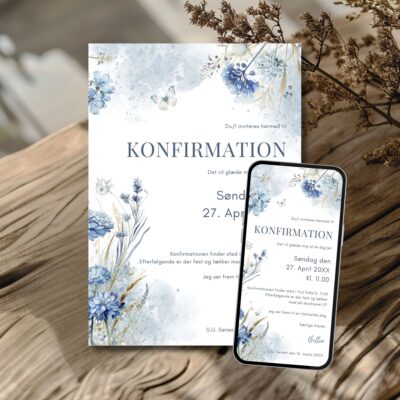 Billie | Invitation konfirmation kombi