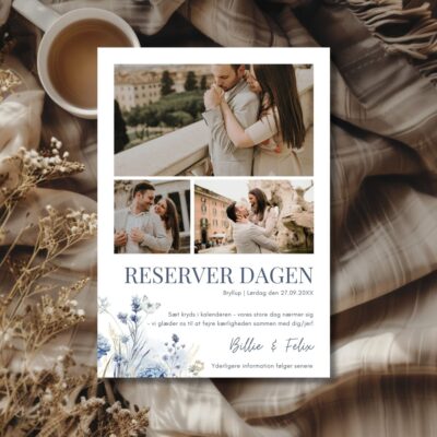 Billie | Save the date kort bryllup
