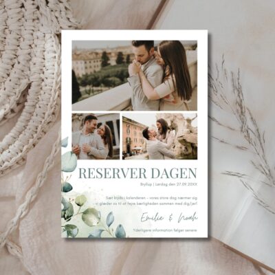 Emilie | Save the date kort bryllup