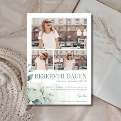 Emilie | Save the date kort konfirmation