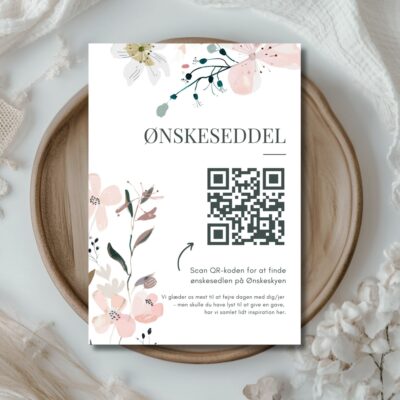 Flora | Ønskeseddel barnedåb