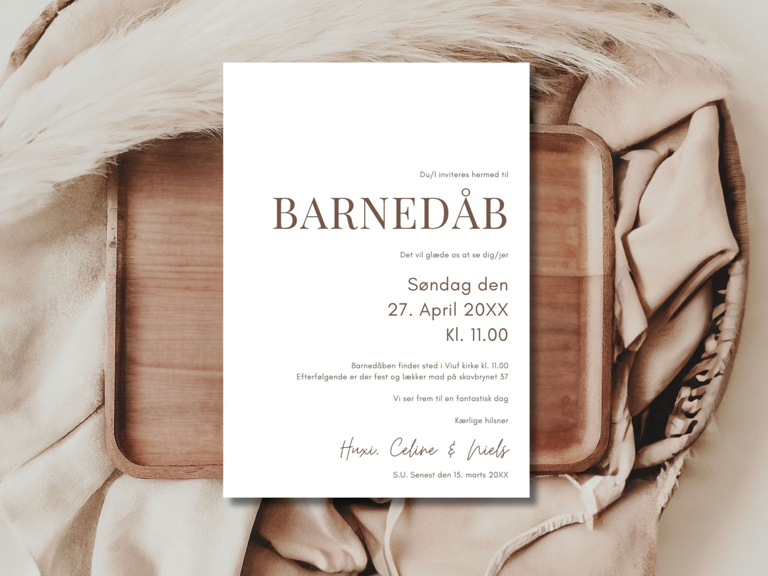 invitation barnedåb