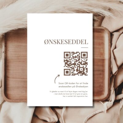 Hvid | Ønskeseddel barnedåb