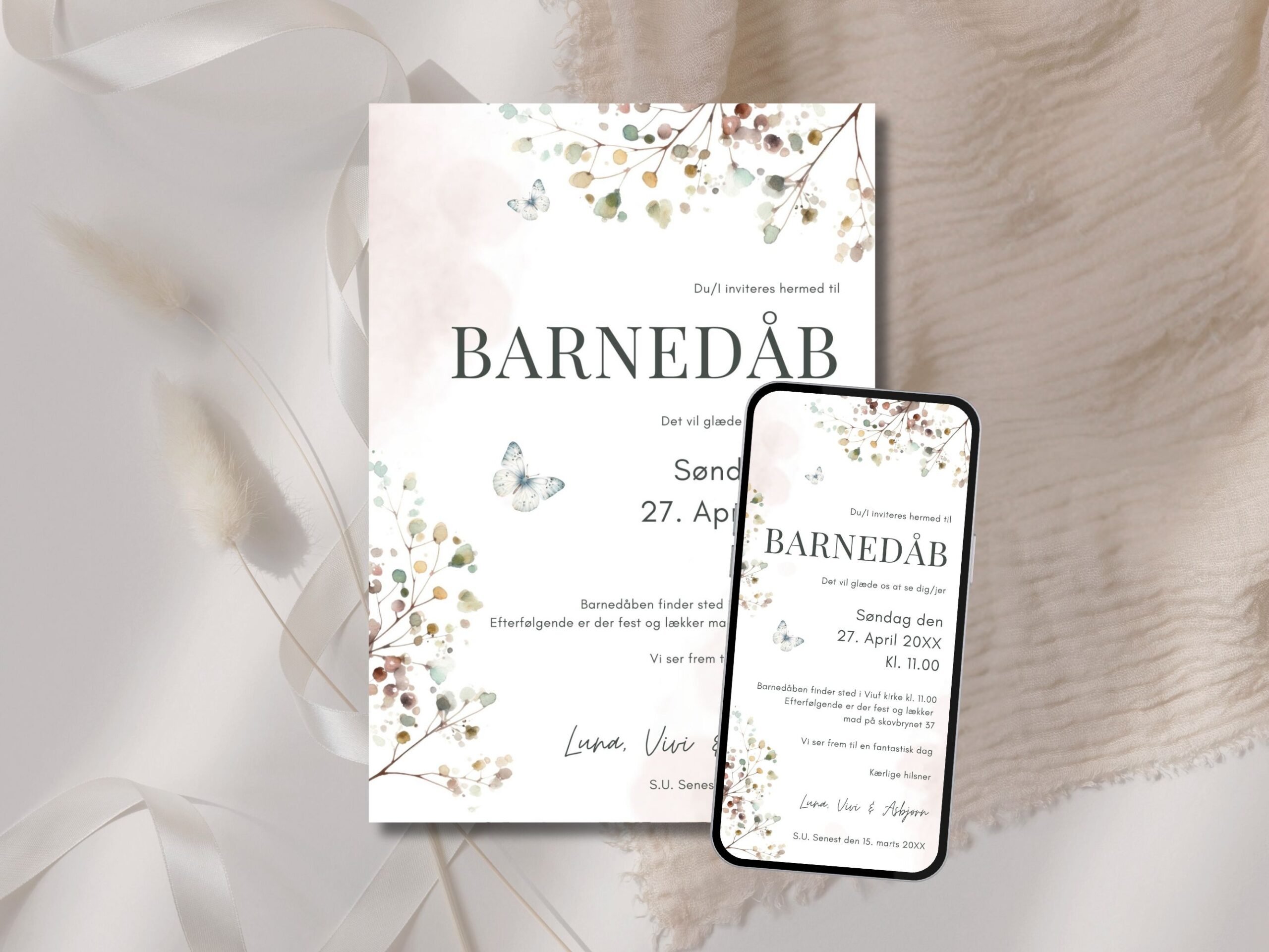 invitation barnedåb