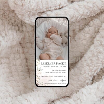 Luna | Save the date kort digital