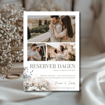 Mira | Save the date kort bryllup