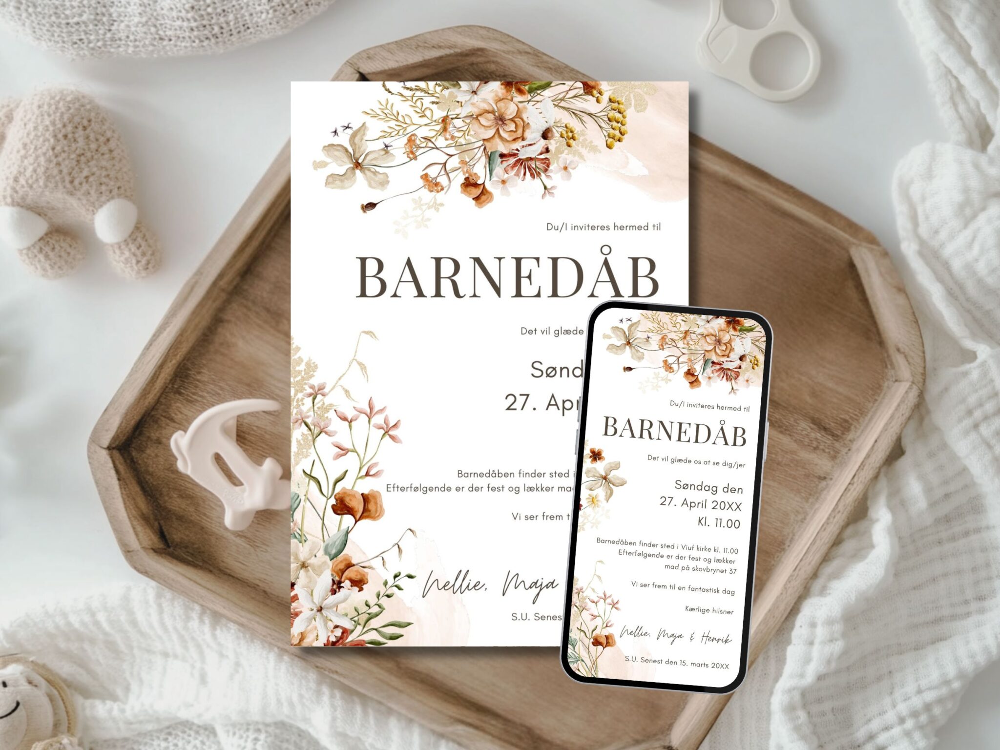 Lavidora | Redigerbare invitationer til fest, begivenheder & hverdag