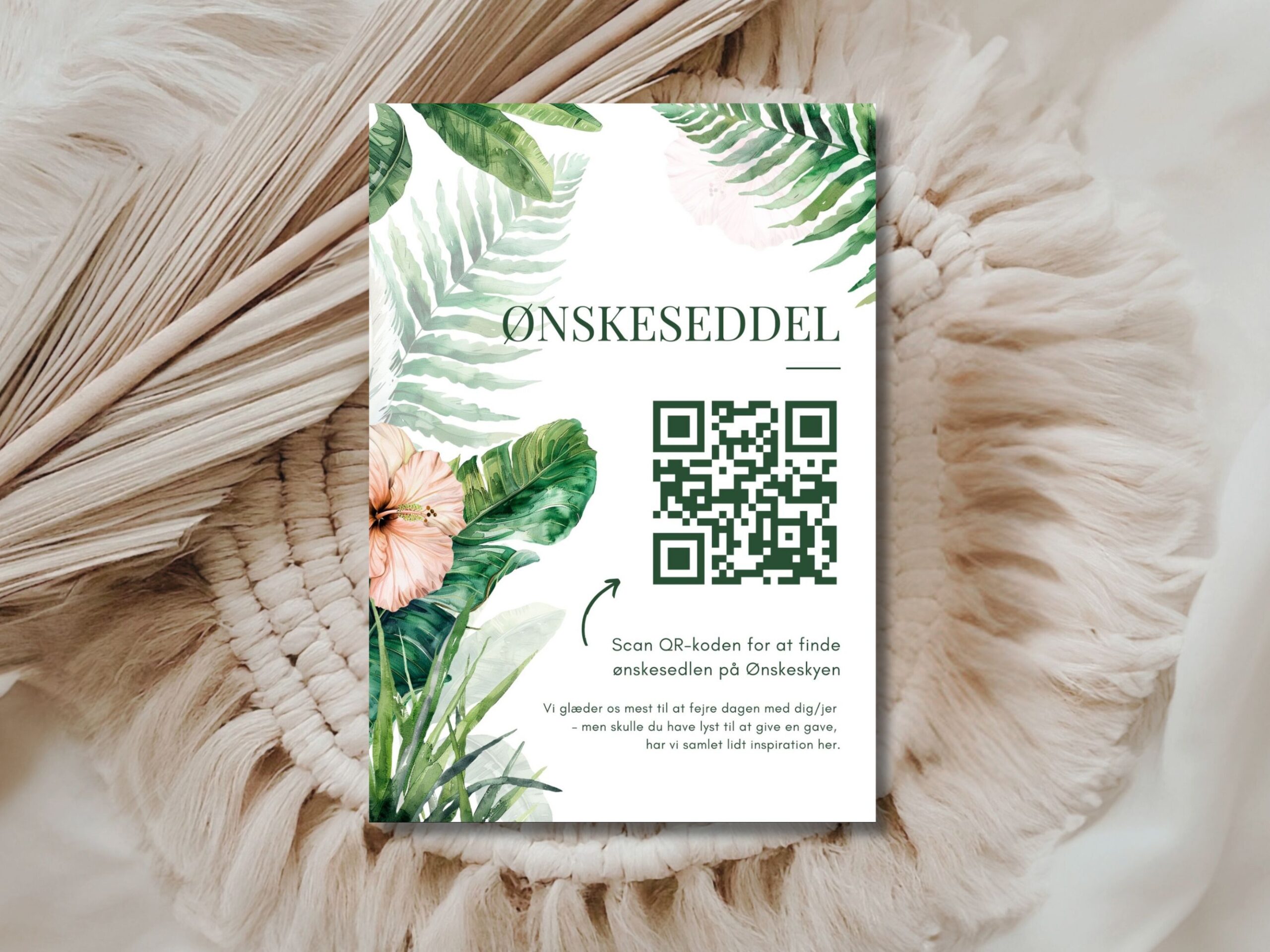 ønskeseddel barnedåb