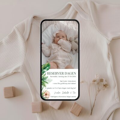 Noelia | Save the date kort digital