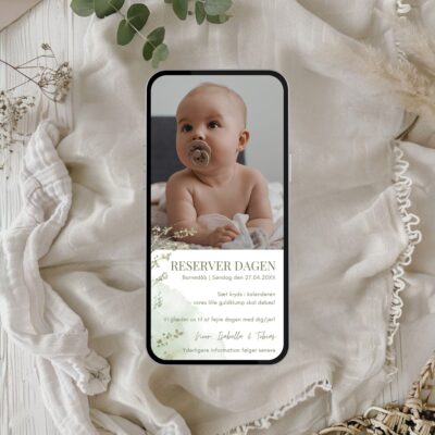 Noor | Save the date kort digital